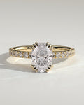 MET 0241 Elongated Cushion Solitaire Engagement Ring