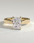 MET 0099 Radiant Solitaire Engagement Ring