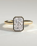 MET 0056 Radiant Solitaire Engagement Ring