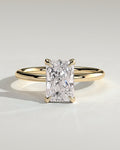 MET 0315 Radiant Solitaire Engagement Ring