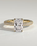 MET 0226 Radiant Solitaire Engagement Ring