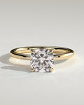 MET 0264 Cushion Solitaire Engagement Ring