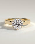 MET 0351 Round Solitaire Engagement Ring