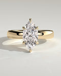 MET 0272 Marquise Solitaire Engagement Ring