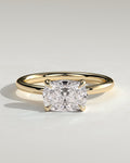 MET 0330 Elongated Cushion Solitaire Engagement Ring