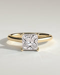 MET 0159 Princess Solitaire Engagement Ring