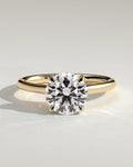 MET 0048 Round Solitaire Engagement Ring