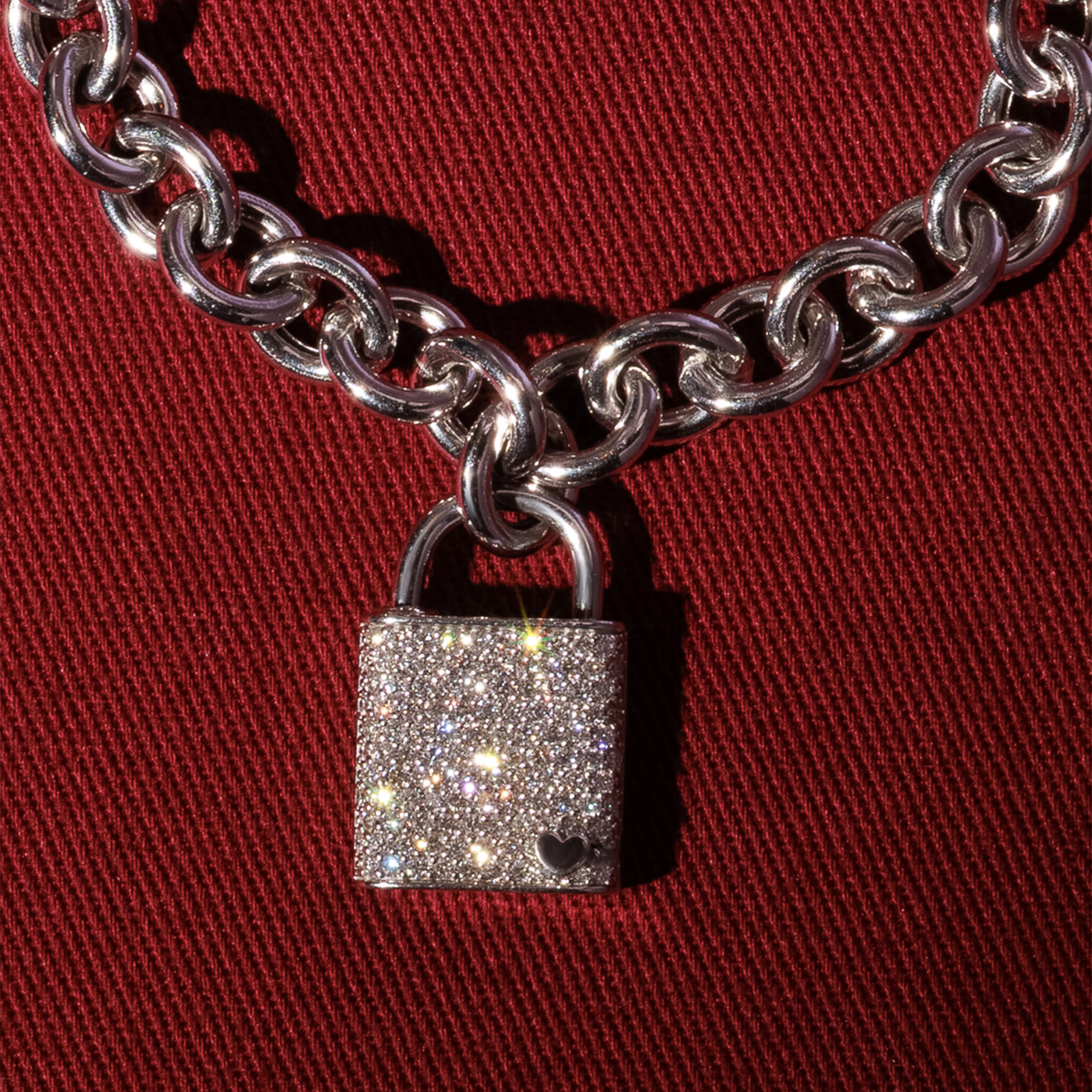 Tower Diamond Pave Låshänge | GBS018 | a17f8df46412