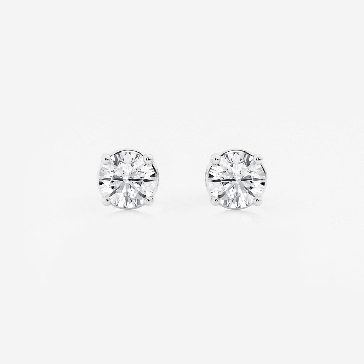 1 1/2 ctw Round Lab Grown Diamond Stud Earrings