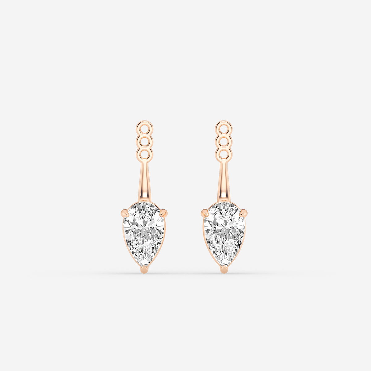 GBK002 | Source-verified pear diamond drop earring jacket image 17