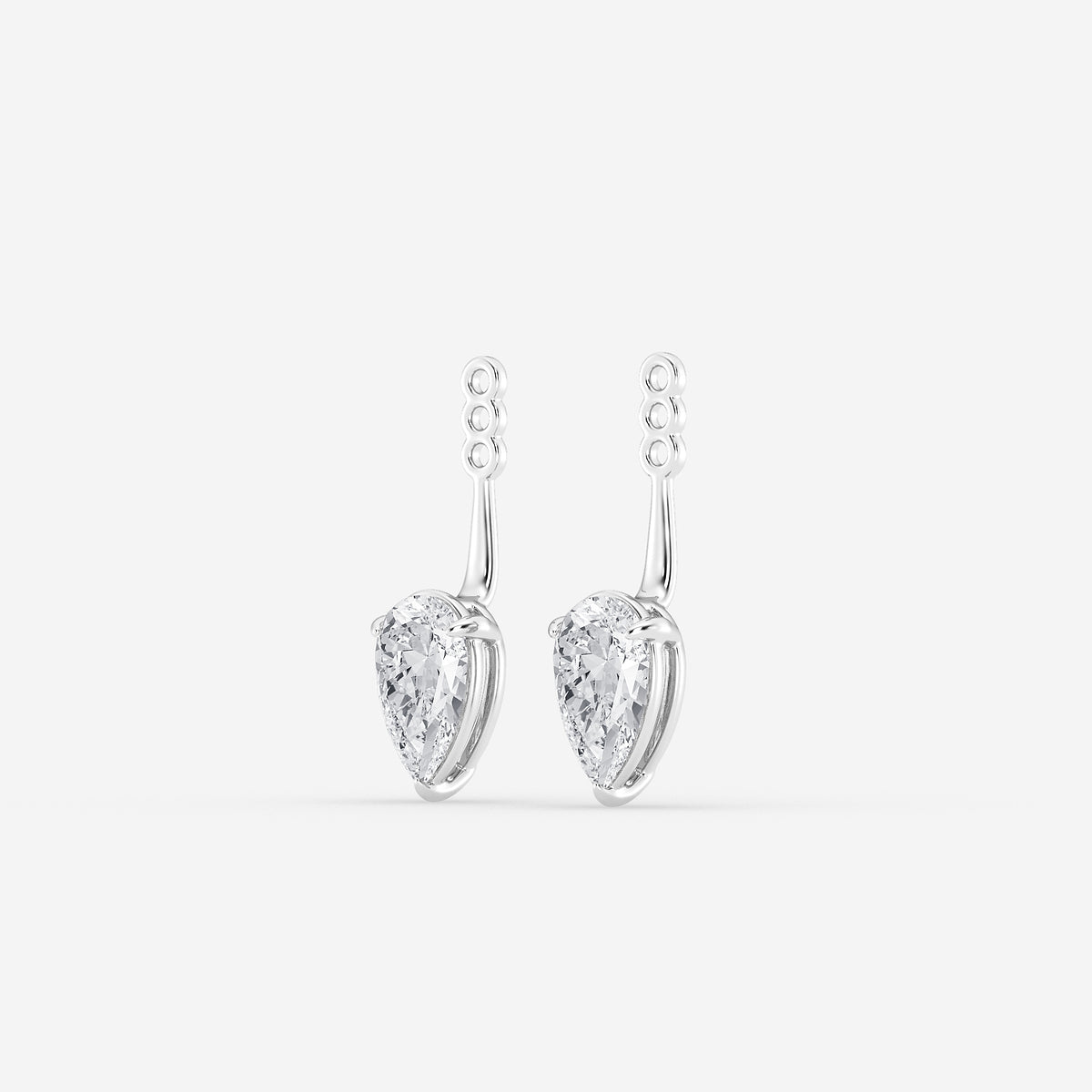 GBK002 | Source-verified pear diamond drop earring jacket image 6