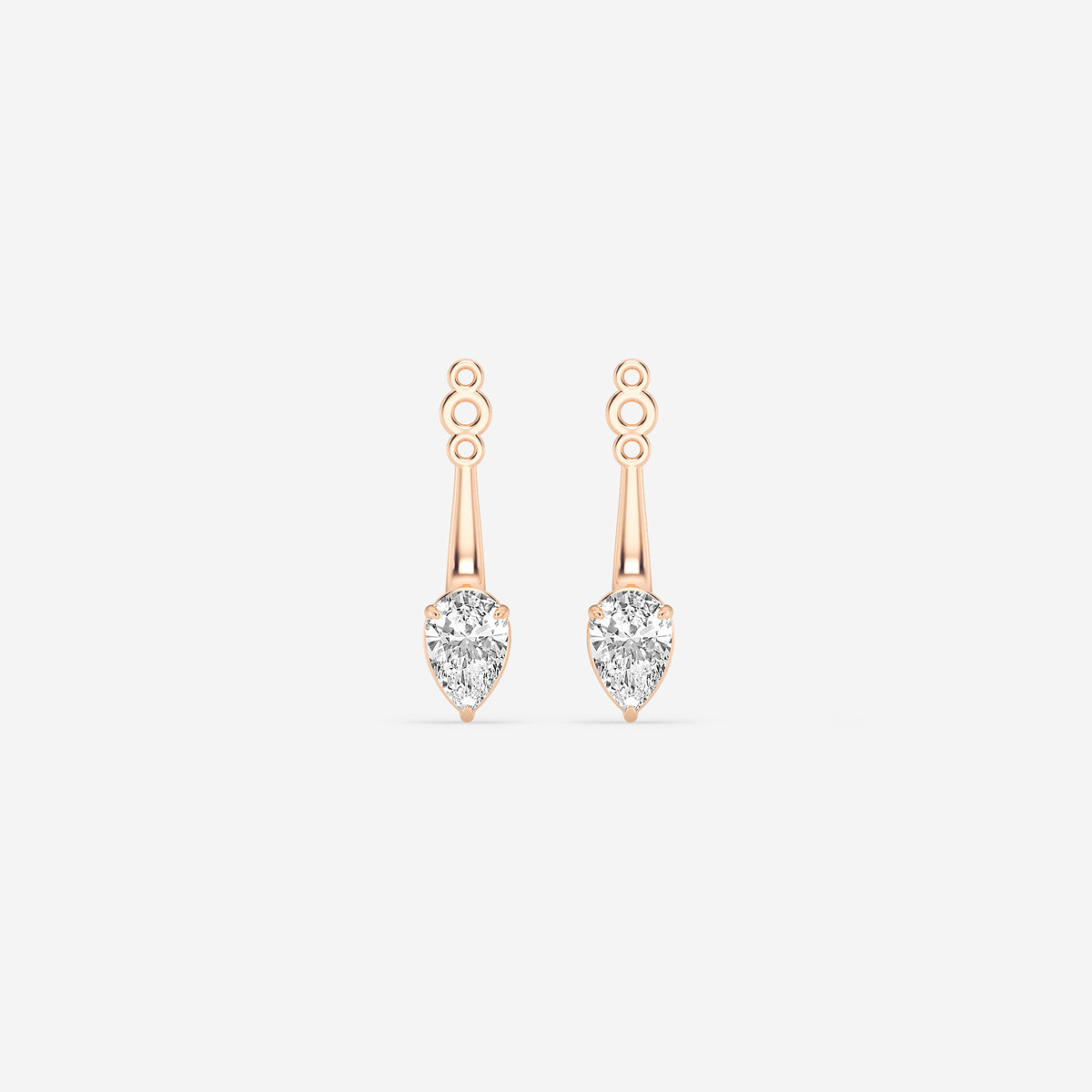 GBK002 | Source-verified pear diamond drop earring jacket image 13