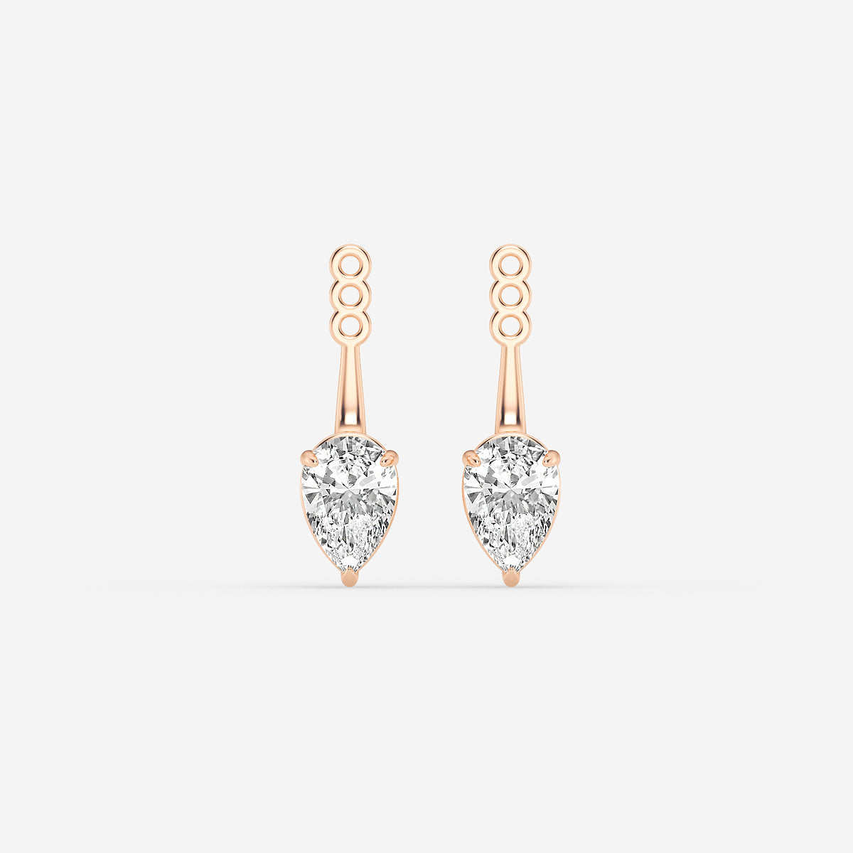 GBK002 | Source-verified pear diamond drop earring jacket image 15