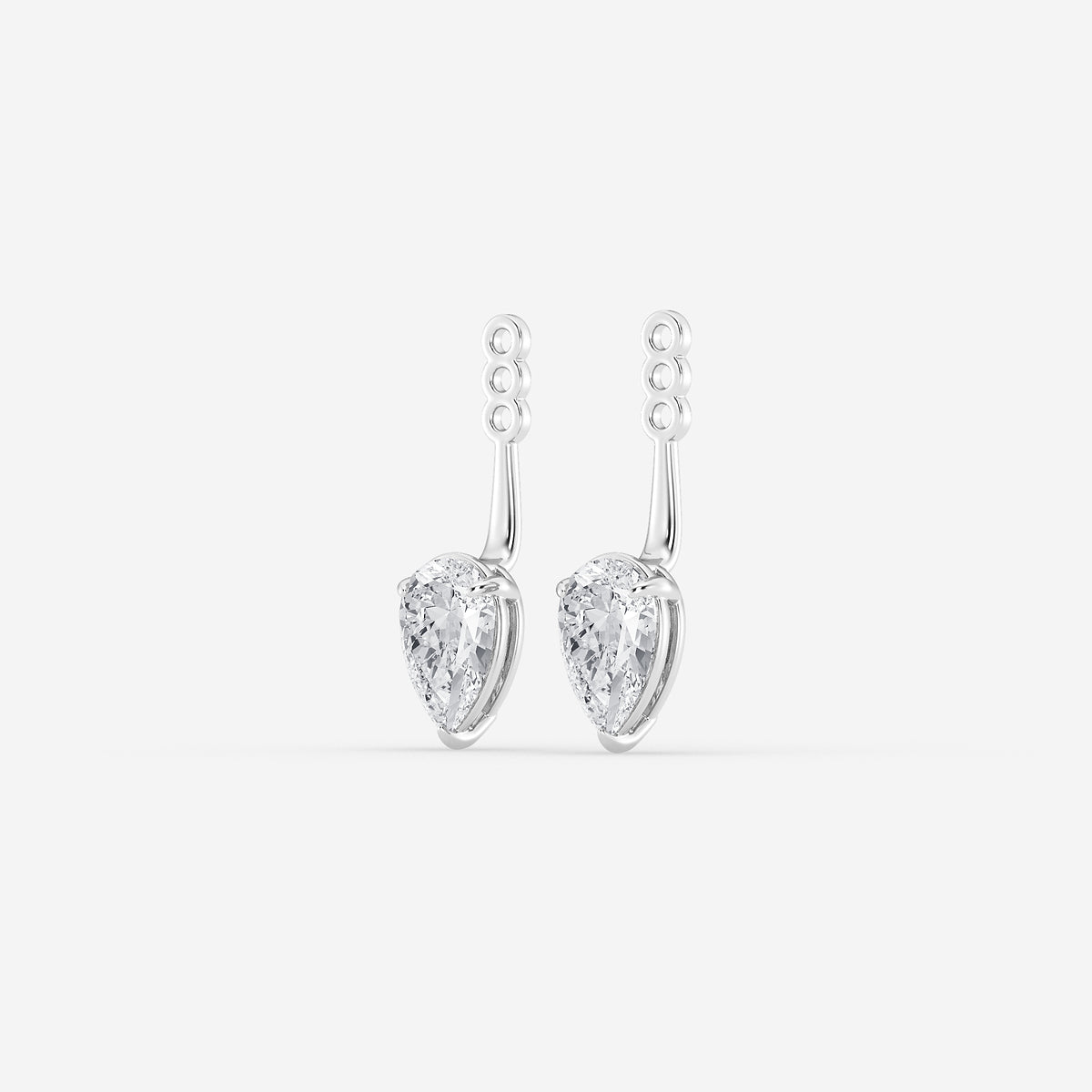 GBK002 | Source-verified pear diamond drop earring jacket image 4