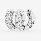 GBK003 | Diamond huggie hoop earrings
