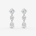 GBK005 | Multi-shape diamond drop earrings