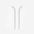GBK011 source curved round diamond drop earrings