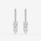 GBK012 Jackie source multi-shape diamond drop earrings