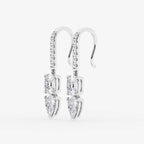 GBK012 Jackie source multi-shape diamond drop earrings