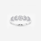 GWA001 - 1 ctw Oval Lab Grown Diamond Five-Stone Anniversary Band