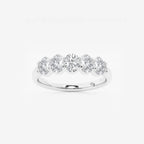 GWA001 - product video for 1 ctw Oval Lab Grown Diamond Five-Stone Anniversary Band