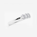 GWA001 - Additional Image 1 for  1 ctw Oval Lab Grown Diamond Five-Stone Anniversary Band