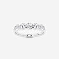 GWA002 - 1 ctw Round Lab Grown Diamond Five-Stone Anniversary Band