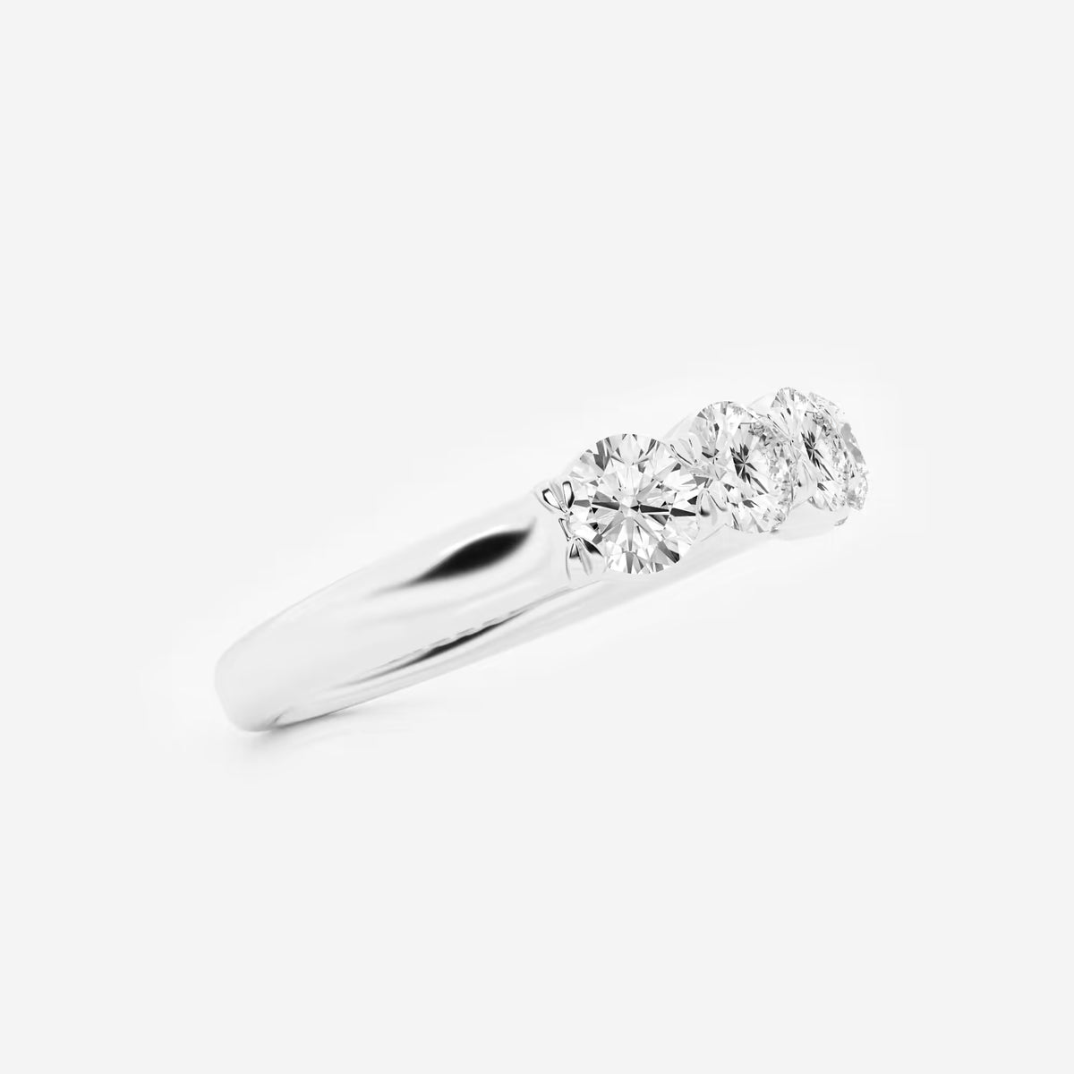GWA002 - Additional Image 1 for  1 ctw Round Lab Grown Diamond Five-Stone Anniversary Band