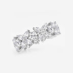 GWA004 - Additional Image 1 for  3 ctw Marquise and Round Lab Grown Diamond Flower Eternity Band - 7.2mm Width