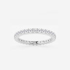 GWA005 - 1/2 ctw Shared Prong Round Lab Grown Diamond Eternity Band - 1.8mm Width