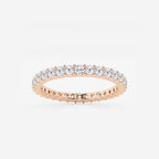 GWA005 - product video for 1/2 ctw Shared Prong Round Lab Grown Diamond Eternity Band - 1.8mm Width