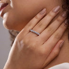 GWA005 - 3 ctw Shared Prong Round Lab Grown Diamond Eternity Band - 3.5mm Width