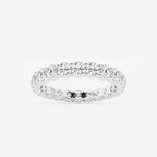 GWA005 - product video for 2 ctw Shared Prong Round Lab Grown Diamond Eternity Band - 3.1mm Width