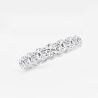 GWA005 - Additional Image 1 for  3 ctw Shared Prong Round Lab Grown Diamond Eternity Band - 3.7mm Width