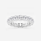 GWA005 - 4 ctw Shared Prong Round Lab Grown Diamond Eternity Band - 4.2mm Width