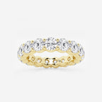 GWA005 - product video for 4 ctw Shared Prong Round Lab Grown Diamond Eternity Band - 4.2mm Width