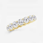 GWA005 - Additional Image 1 for  4 ctw Shared Prong Round Lab Grown Diamond Eternity Band - 4.2mm Width