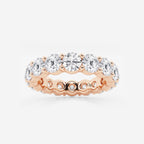 GWA005 - 5 ctw Shared Prong Round Lab Grown Diamond Eternity Band - 4.7mm Width
