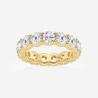 GWA005 - product video for 6 ctw Shared Prong Round Lab Grown Diamond Eternity Band - 4.8mm Width
