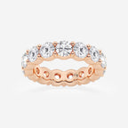 GWA005 - 6 ctw Shared Prong Round Lab Grown Diamond Eternity Band - 4.8mm Width