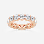 GWA005 - product video for 6 ctw Shared Prong Round Lab Grown Diamond Eternity Band - 4.8mm Width