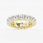GWA005 - product video for 7 ctw Round Lab Grown Diamond Shared Prong Eternity Band - 5mm Width
