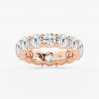 GWA005 - product video for 7 ctw Round Lab Grown Diamond Shared Prong Eternity Band - 5mm Width