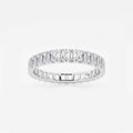 GWA006 - 2 ctw Emerald Lab Grown Diamond Eternity Band - 3mm Width