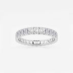 GWA006 - 2 ctw Emerald Lab Grown Diamond Eternity Band - 3mm Width