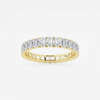 GWA006 - product video for 2 ctw Emerald Lab Grown Diamond Eternity Band - 3mm Width