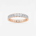 GWA006 - product video for 2 ctw Emerald Lab Grown Diamond Eternity Band - 3mm Width
