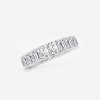 GWA006 - Additional Image 1 for  5 ctw Emerald Lab Grown Diamond Eternity Band - 4.3mm Width