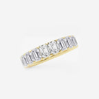 GWA006 - Additional Image 1 for  5 ctw Emerald Lab Grown Diamond Eternity Band - 4.3mm Width