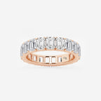 GWA006 - product video for 5 ctw Emerald Lab Grown Diamond Eternity Band - 4.3mm Width